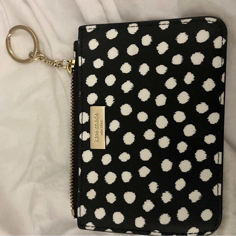 Kate Spade Leather Keychain Wallet
